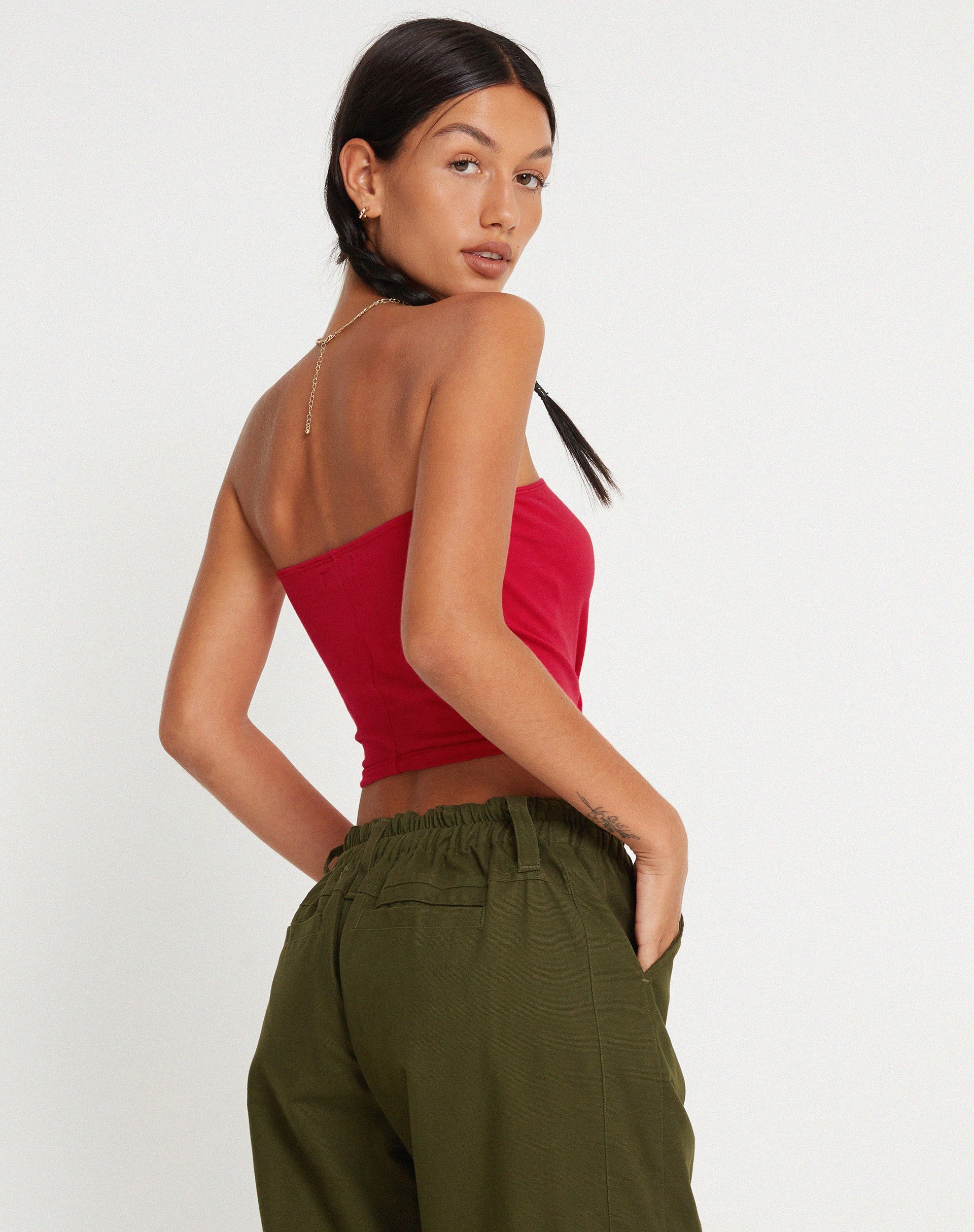 Imagen de Shae Bandeau Top en Racing Red