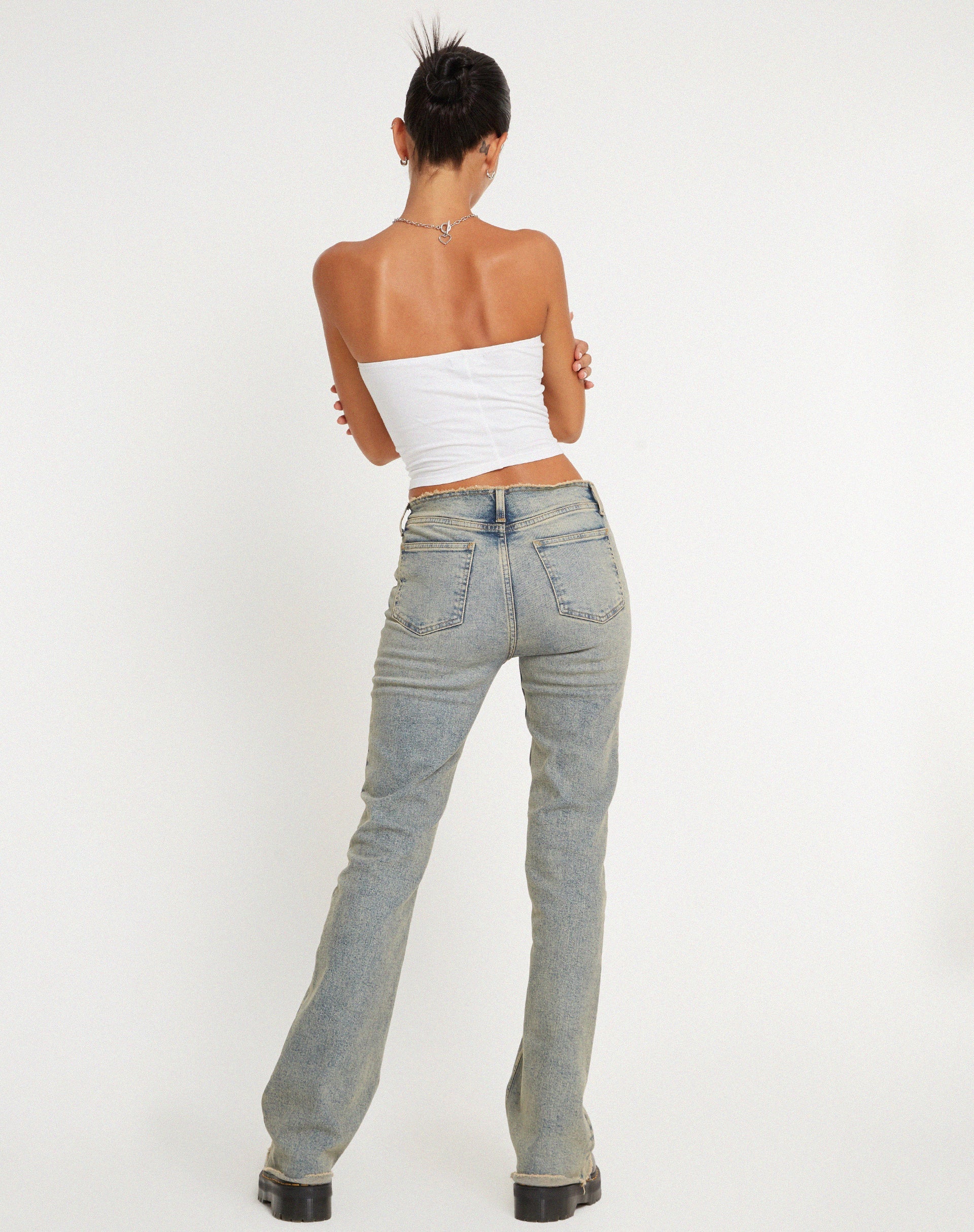 imagen de Shae Bandeau Top en Blanco