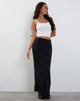 Imagen de Skyla Maxi Skirt in Charcoal