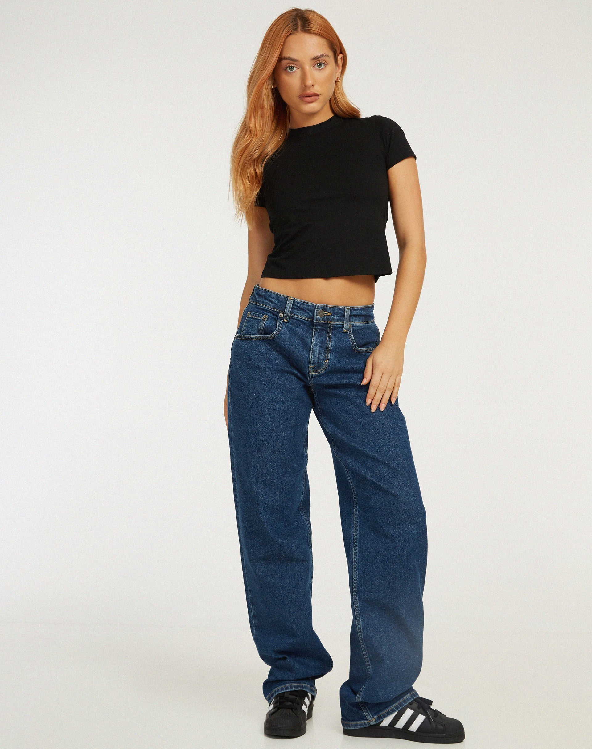 Imagen de Surtie Crop Top en Lycra Negro
