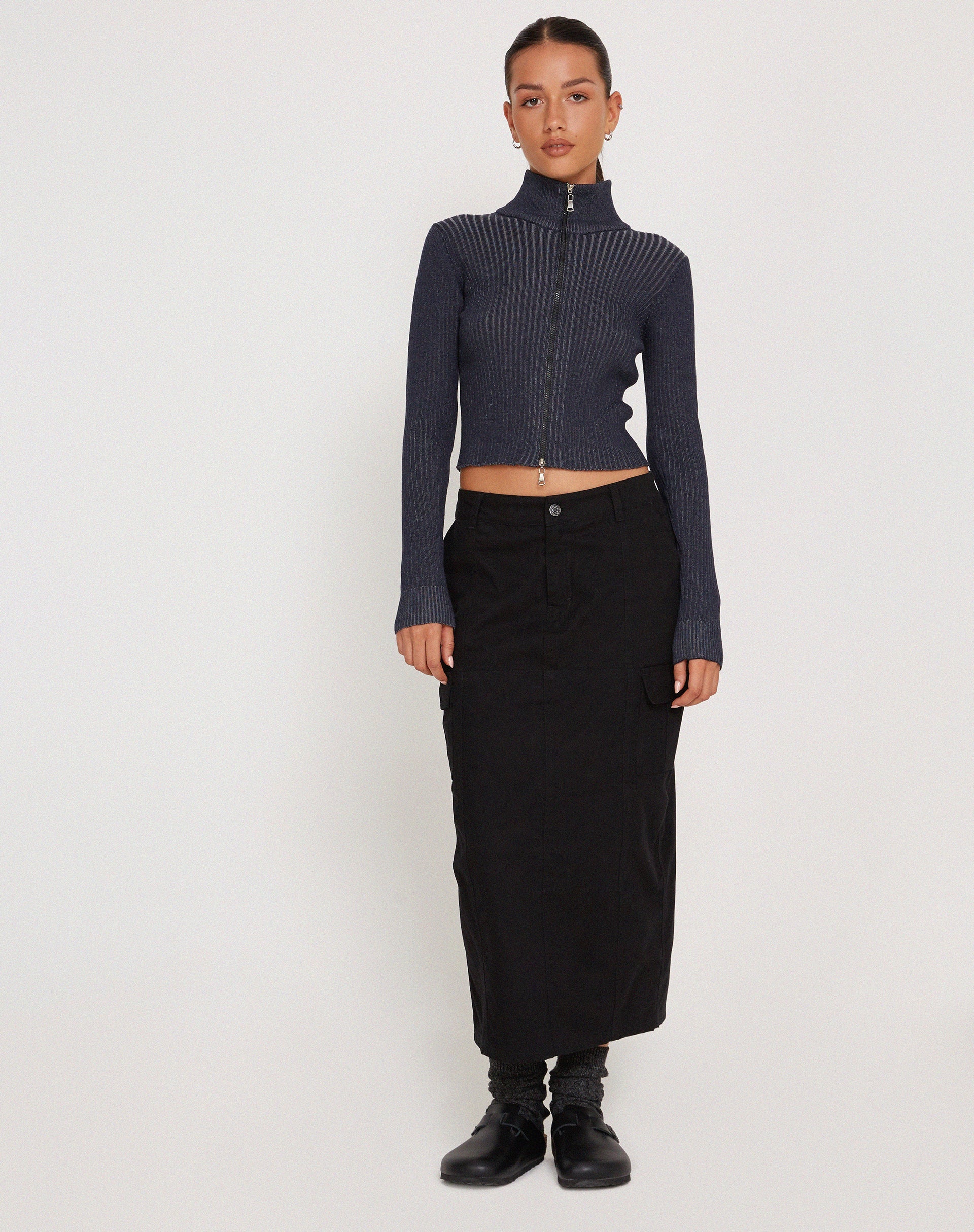 Imagen de Tuzifa Cropped Jumper Azul marino