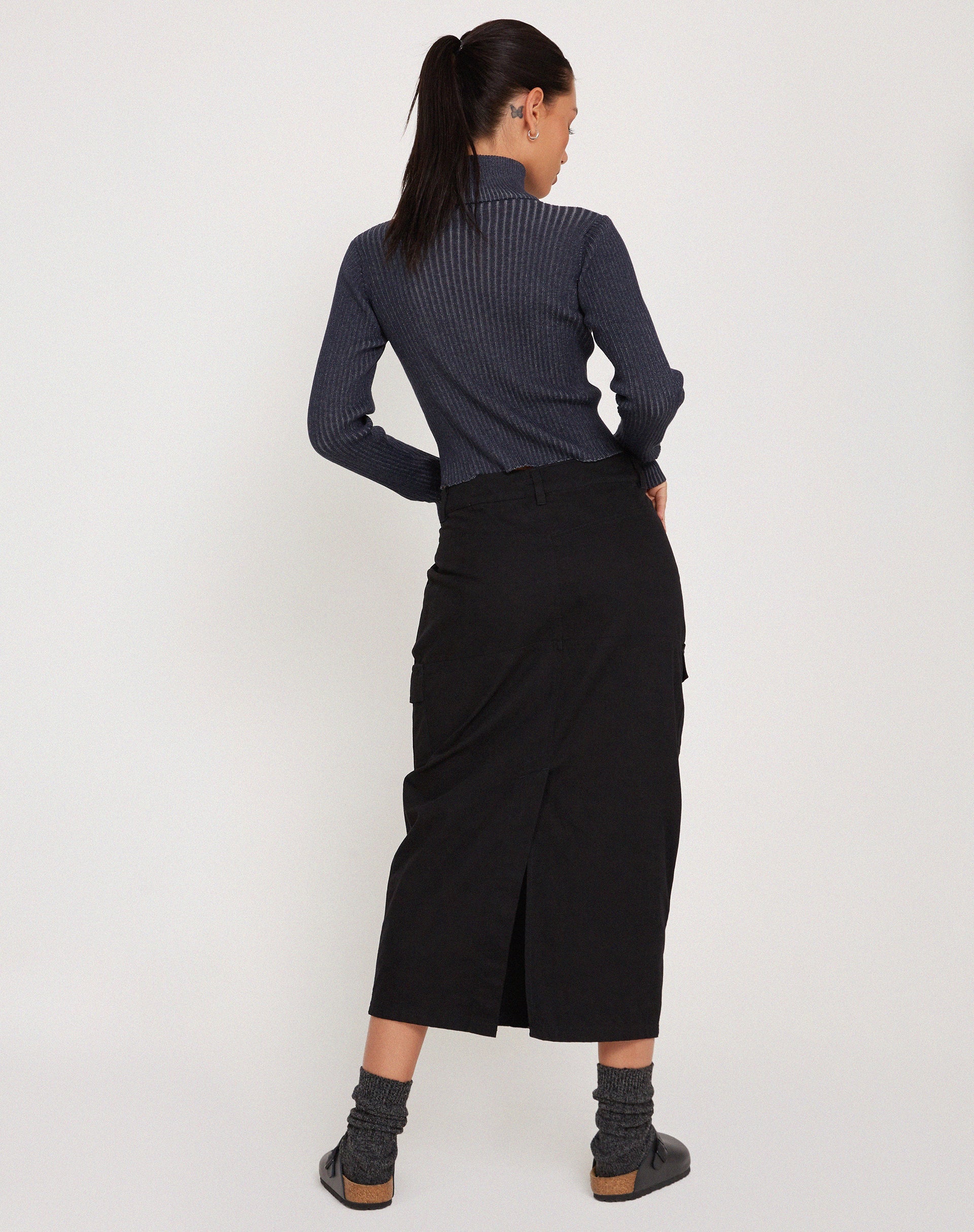 Imagen de Tuzifa Cropped Jumper Azul marino