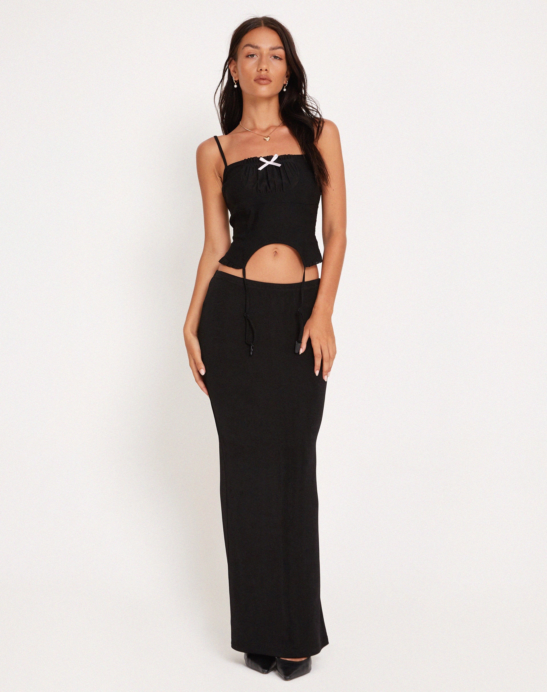 imagen de Revonda Corset Top en Negro