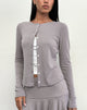 Imagen de Rhea Cardigan en Pointelle Marrón