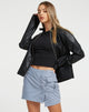 imagen de Rhory Mini Falda Cargo en Gris Claro