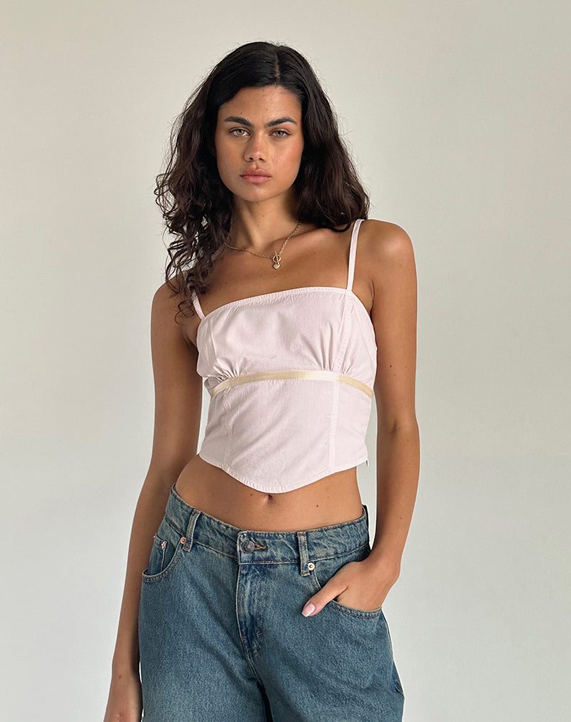 Imagen de Riana Cami Top en rosa claro