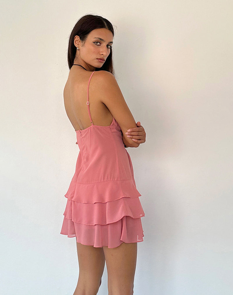 Imagen de Riasi Mini Vestido de gasa Blush