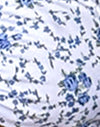 cadena de flores azules