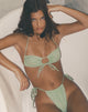 Imagen del sujetador de bikini Ricoa en verde liquen