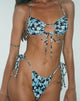 Imagen de Ricoa Top de bikini en azul pastel floral