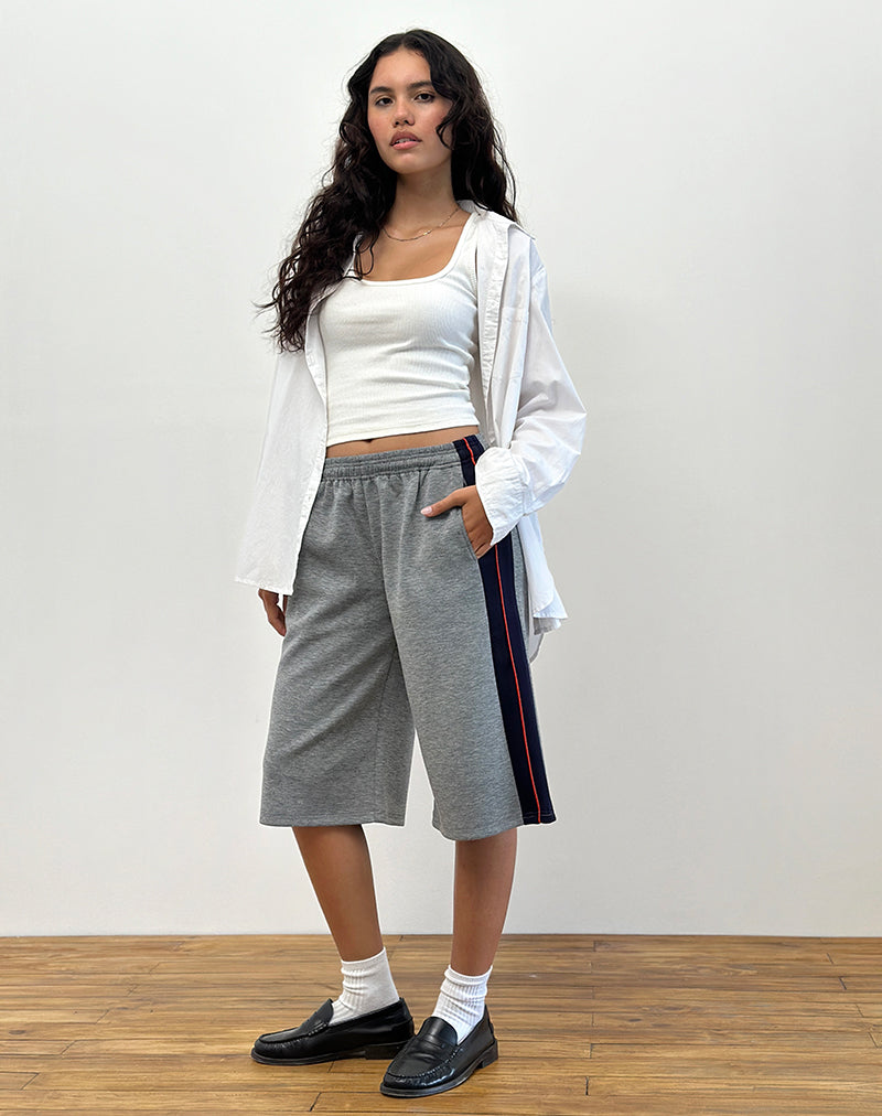 imagen de Ridley Side Stripe Shorts en Gris