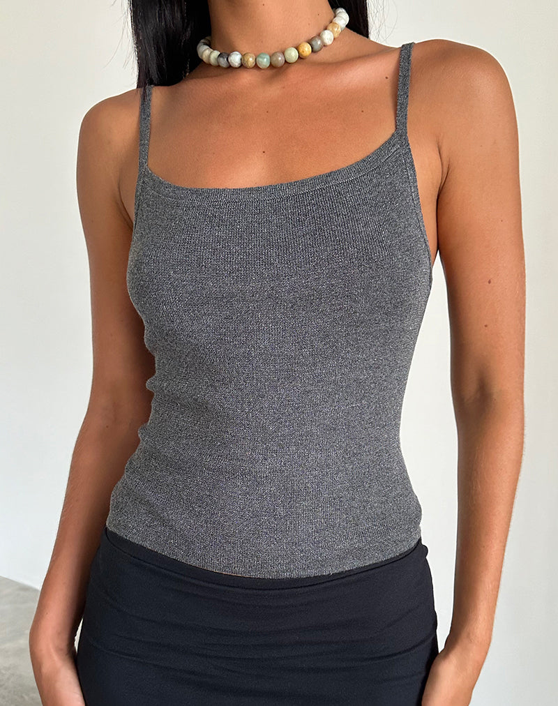 Chaleco Riona Gris Oscuro