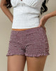 Imagen de Ritala Short en Mini Gingham Vino