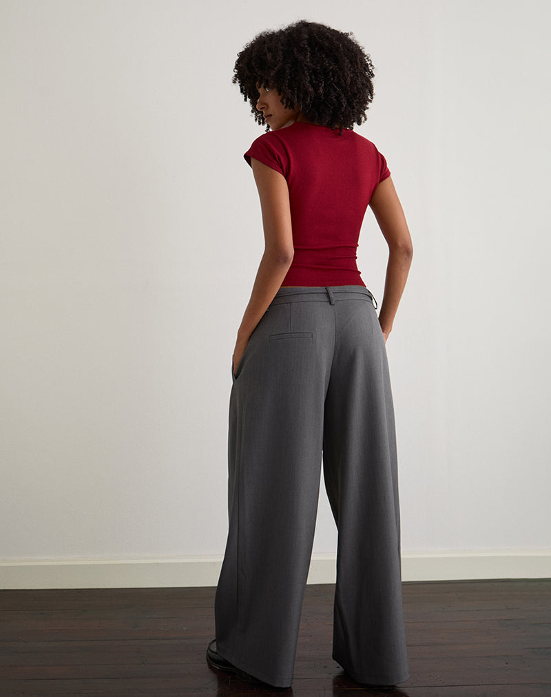 Imagen de Rivela Tie Waist Trouser en gris