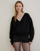 Imagen de Rodyn Jumper Negro con Picotado Blanco