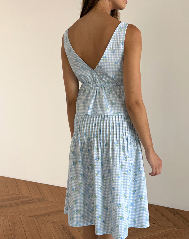 imagen de Rolia Cami Top en Guinga Flor Azul