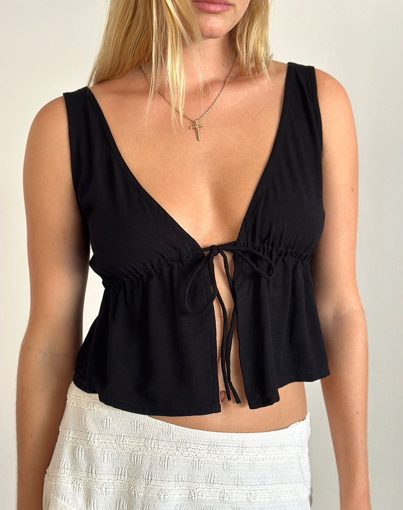 Rolia Cami Top Negro