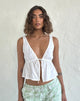 Imagen de Rolia Tie Front Top en Off White