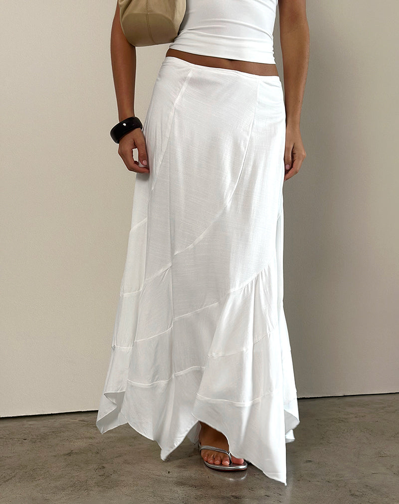 Maxifalda Rombe Seamed Fairy en marfil