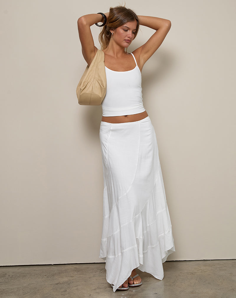 Maxifalda Rombe Seamed Fairy en marfil