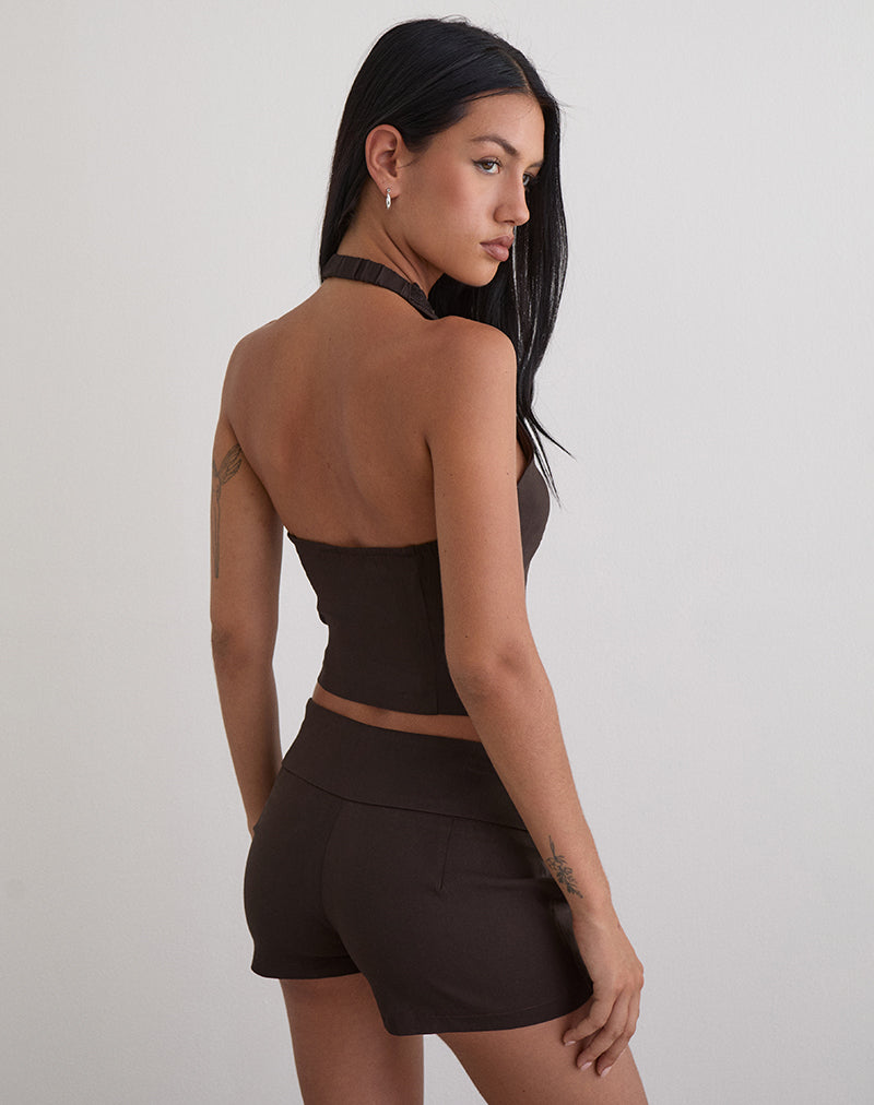 Imagen de Ronin Top en encaje sastrería Marrón