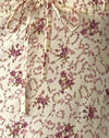cadena flor crema