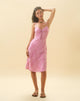 imagen de Ronsha Midi Dress in Wavy Polka Purple