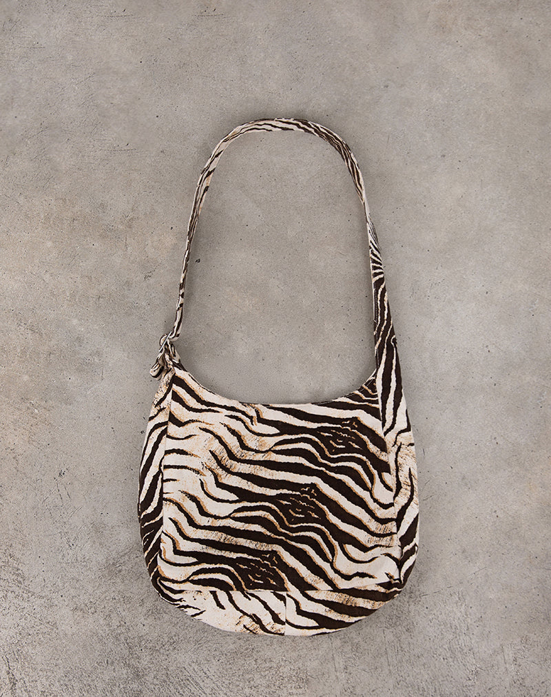 Bolso Roscoe con gran estampado de animales salvajes