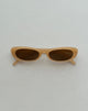 Imagen de las gafas de sol Rotu Rectangle en color bronceado opaco