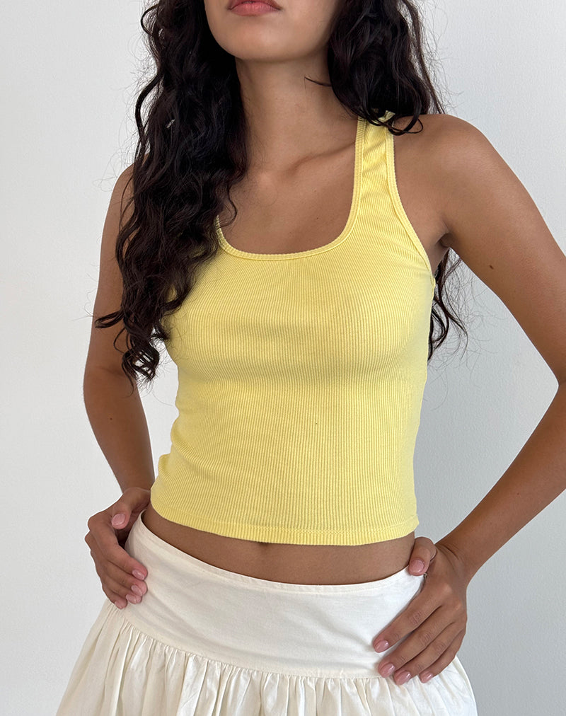 imagen de Roxe Ribbed Vest Top en Lemonade