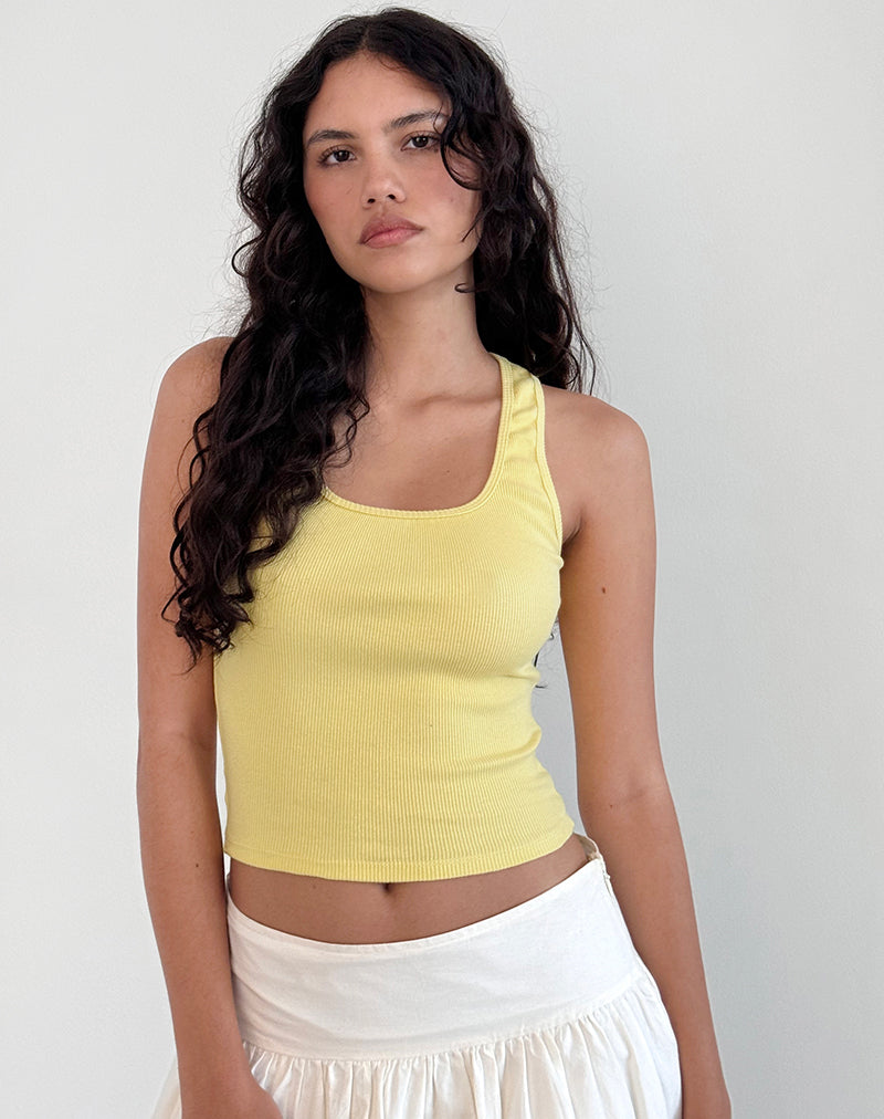 imagen de Roxe Ribbed Vest Top en Lemonade