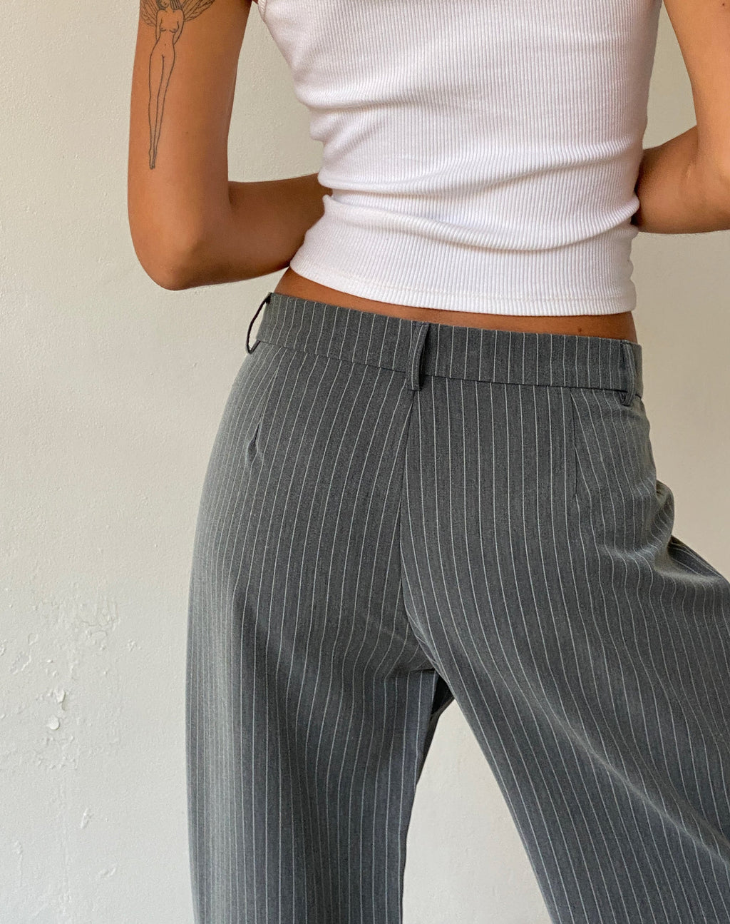 Pantalón Abba de raya diplomática gris