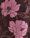 Flare Floral Rosa Marrón