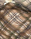 Encaje estampado Retro Plaid