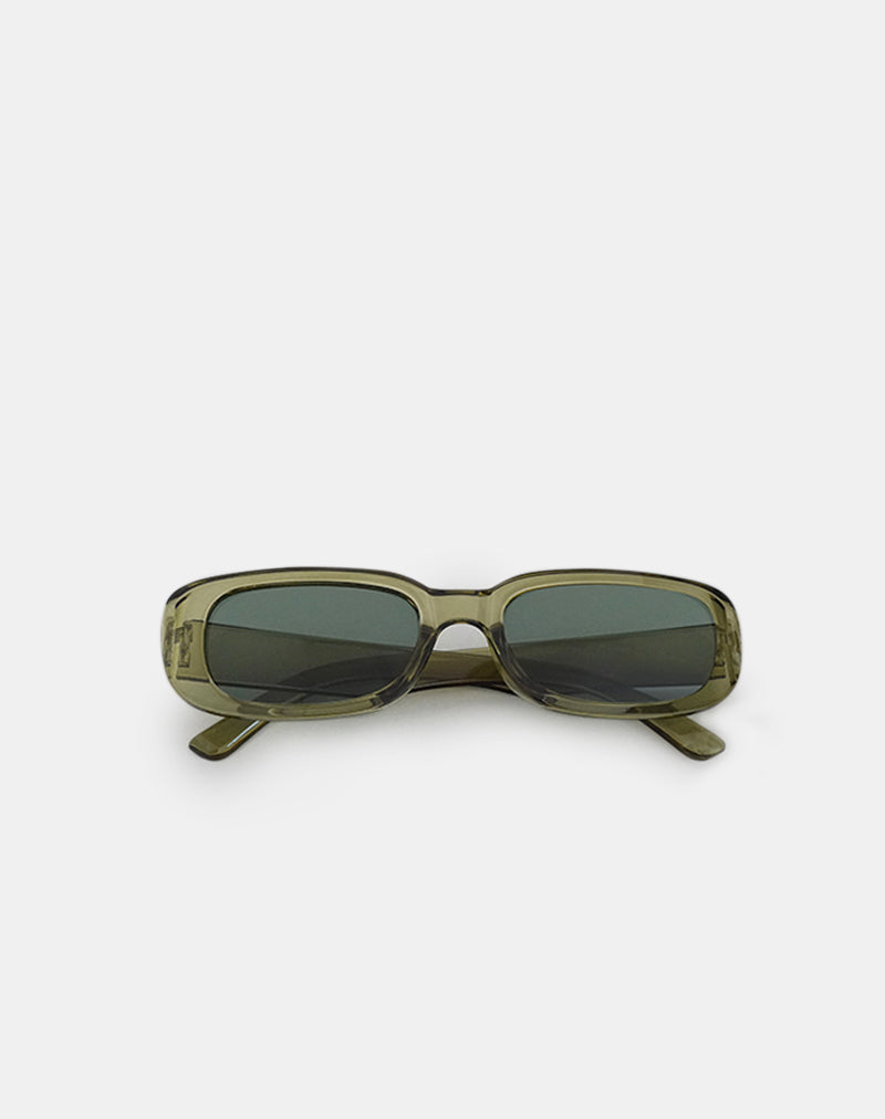 Gafas de sol Rustina en verde opaco