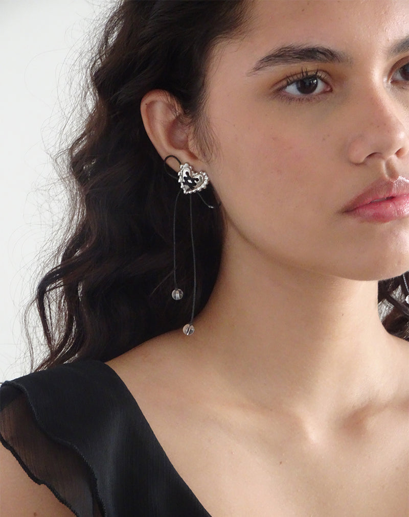 Pendientes Sadie Bow de plata