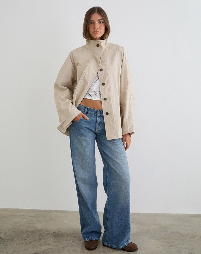 Imagen de la chaqueta Saipul en color beige