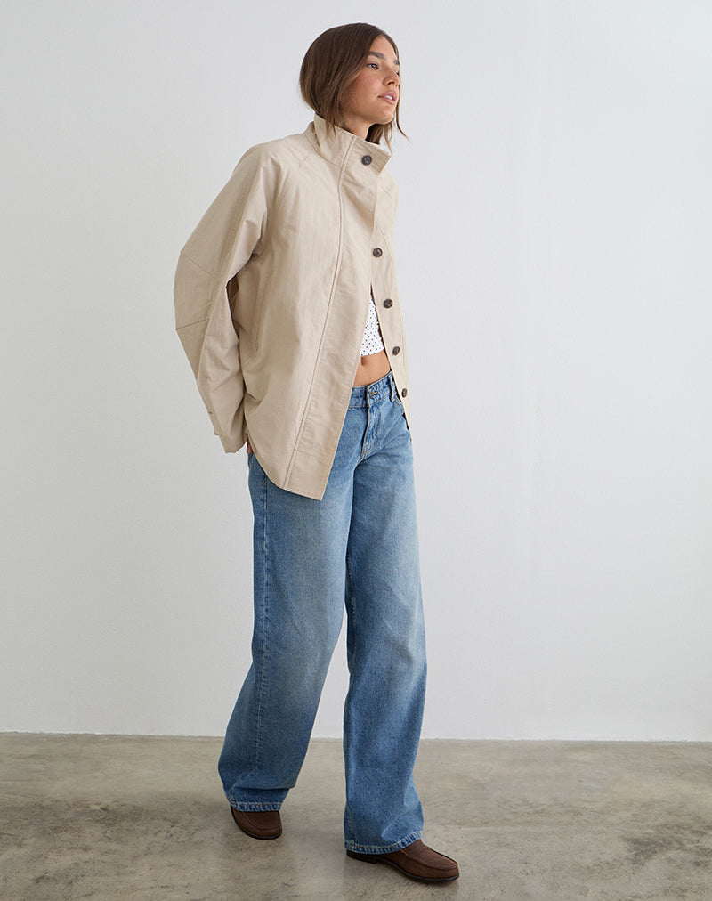 Imagen de la chaqueta Saipul en color beige