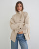 Imagen de la chaqueta Saipul en color beige