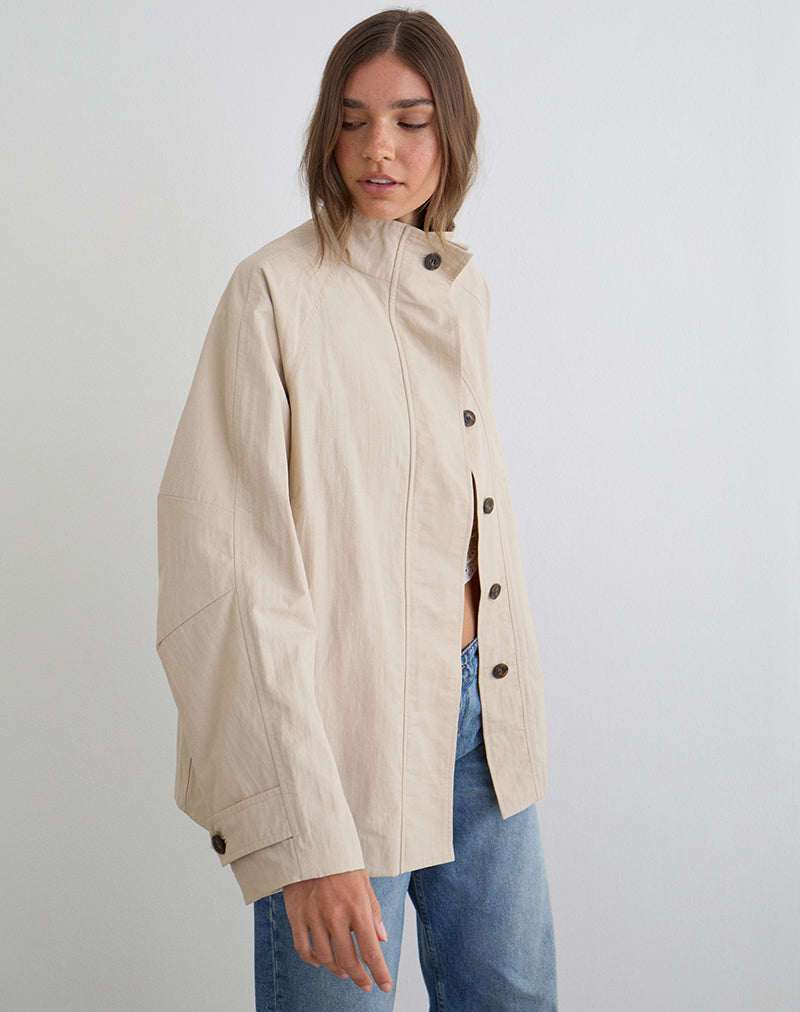 Imagen de la chaqueta Saipul en color beige