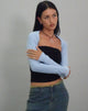 Imagen de Ladri Shrug Top Azul Nantucket