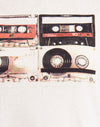 Marfil con motivo de cassette retro