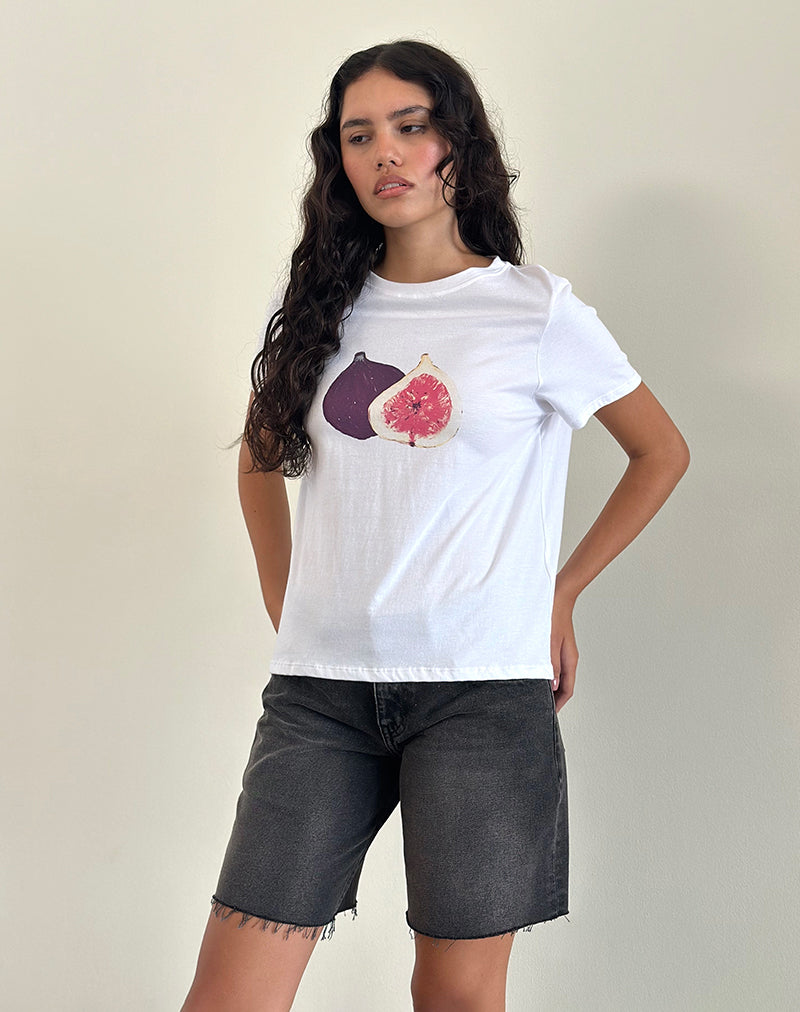 Imagen de Saki Tee in White Fig