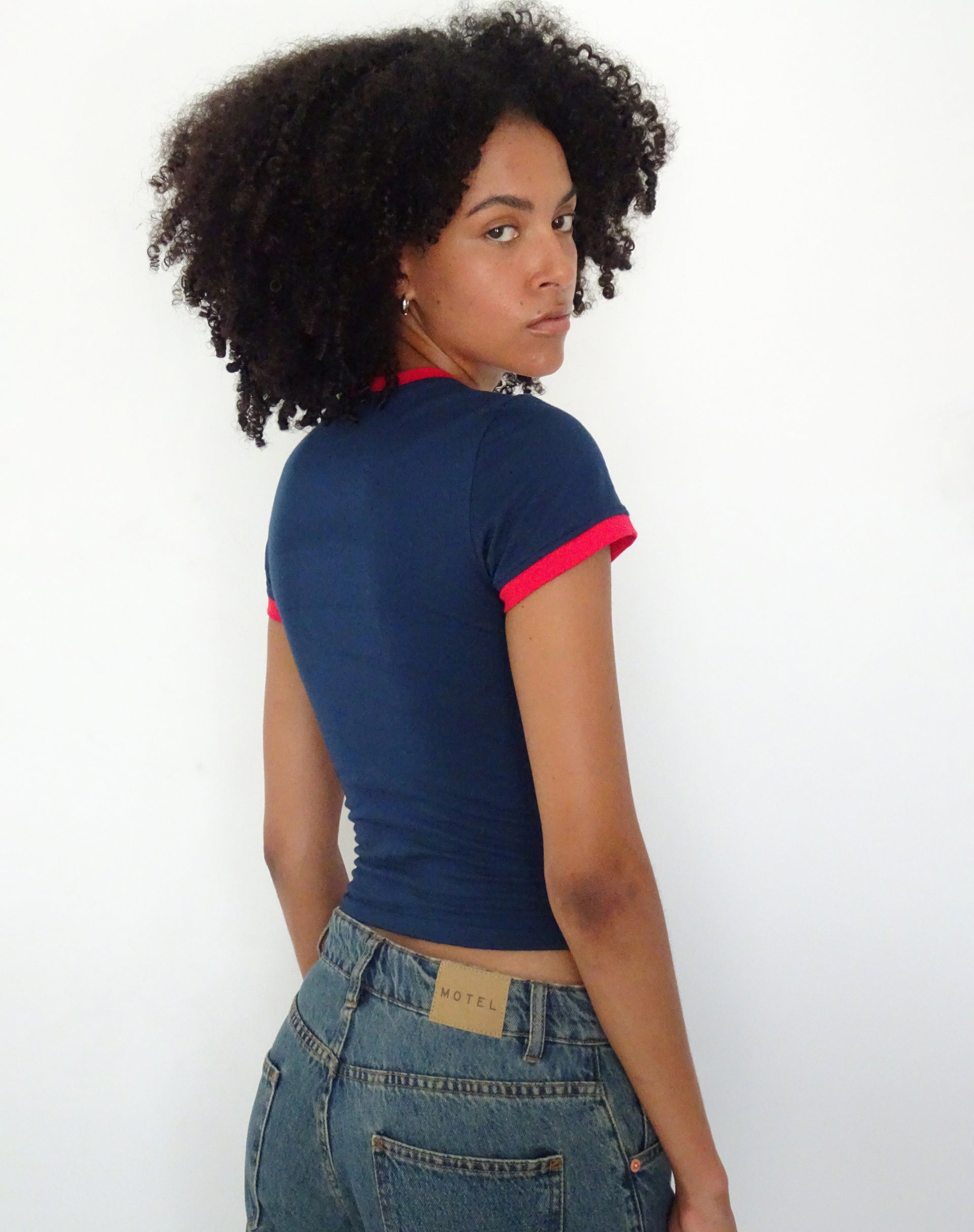 Imagen de Salda Sports Camiseta ajustada azul marino
