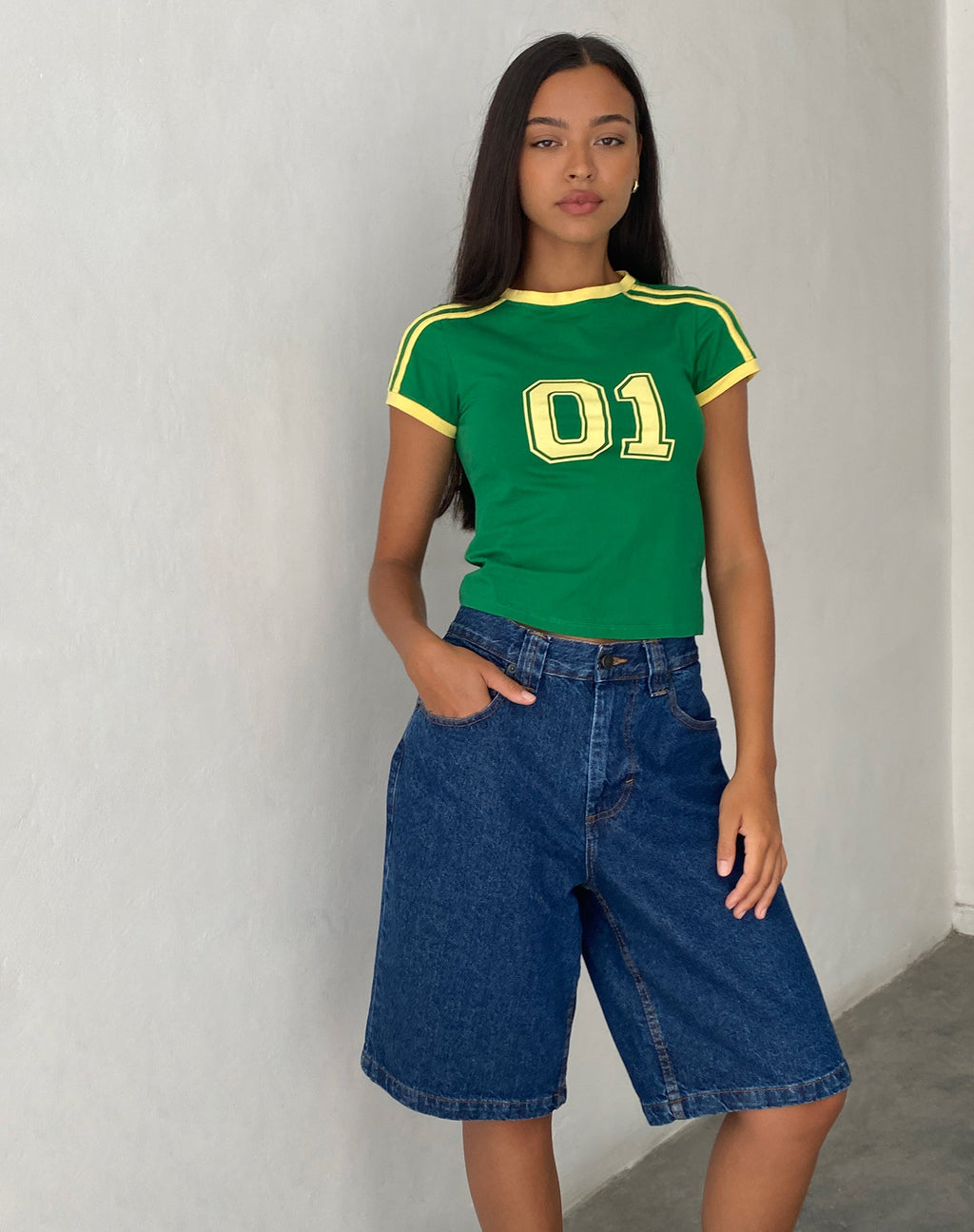 Camiseta Salda Sporty de color verde