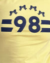 Limonada con encuadernación azul marino y emblema "98