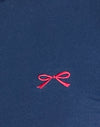 Azul marino con ribete y logotipo rojo Adrenaline
