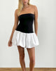 imagen de Salvia Puffball Mini Dress in Black and White