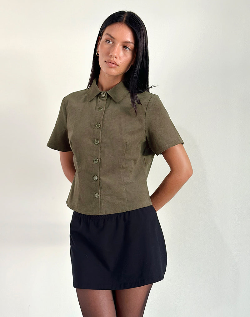 Imagen de la camisa Samas en Cord Taupe