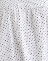 Blanco con Micro Polka Negra